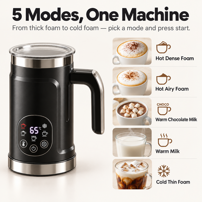 Velluto 5-in-1 Milk Frother & Hot Chocolate Maker