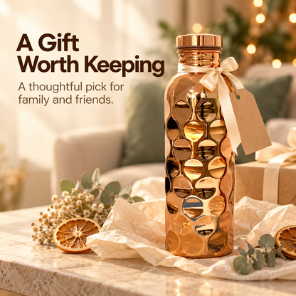 Kuprel Pure Copper Water Bottle