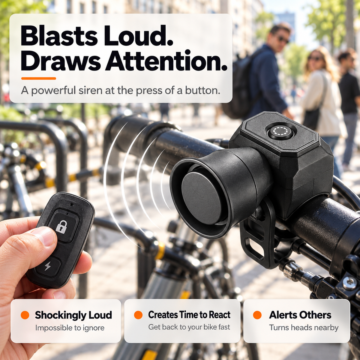 Velohorn X5 Electric Bike-Horn