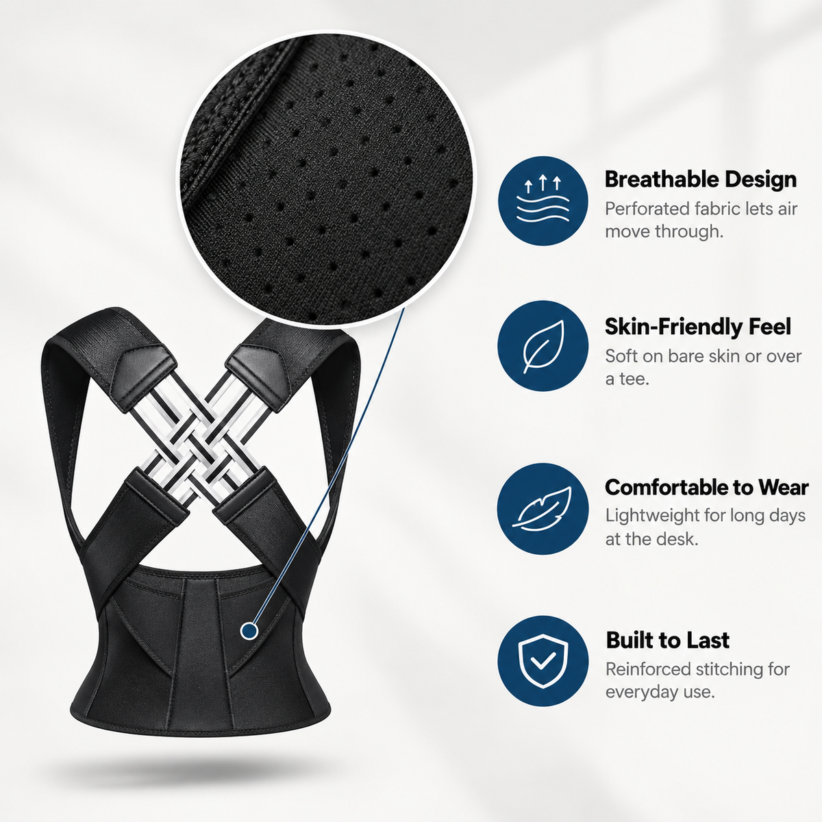 Uprova Posture Corrector | Adjustable Back Brace