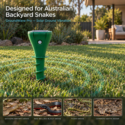 GroundWave-Pro | Solar Snake-Repeller