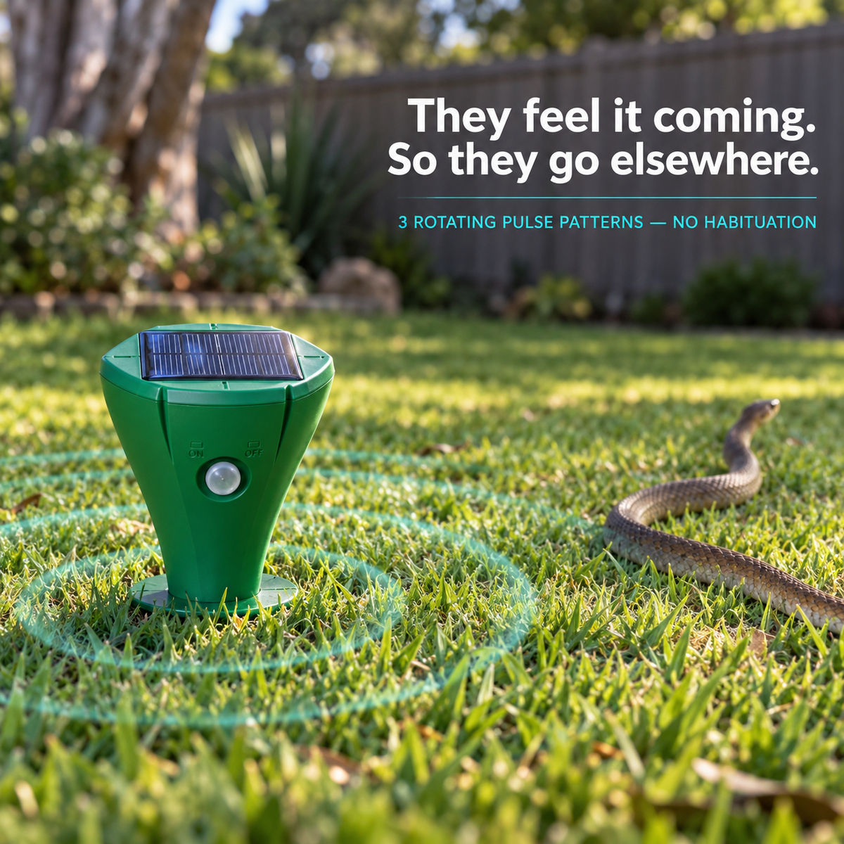 GroundWave-Pro | Solar Snake-Repeller