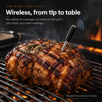 GrillSense Pro – Wireless Smart Meat Thermometer