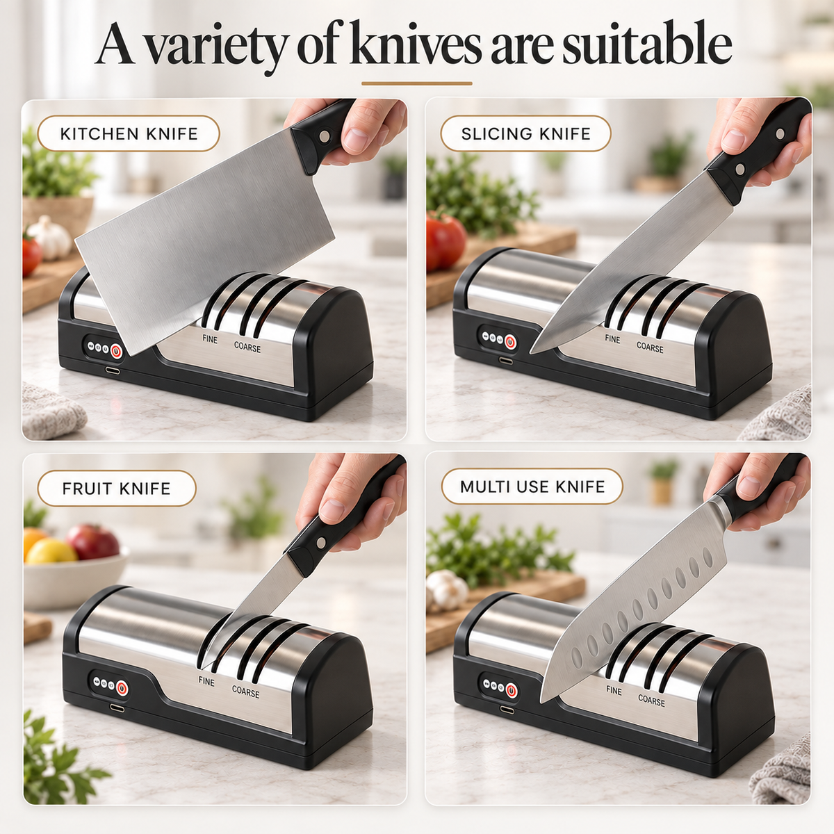 EdgePro Volt 2-Stage USB Rechargeable Knife Sharpener