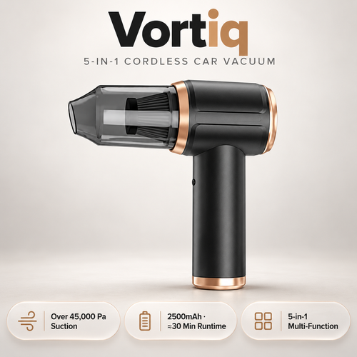 Vortiq 5 in 1 Cordless Car Vacuum