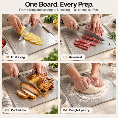 Aurelo Stainless Steel Cutting Board