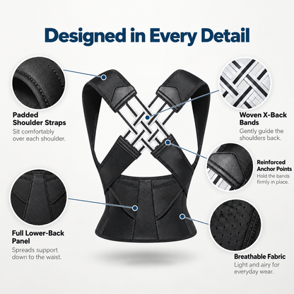 Uprova Posture Corrector | Adjustable Back Brace