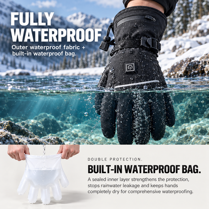 ThawGrip Pro | Heated-Gloves Waterproof All-Finger Heating