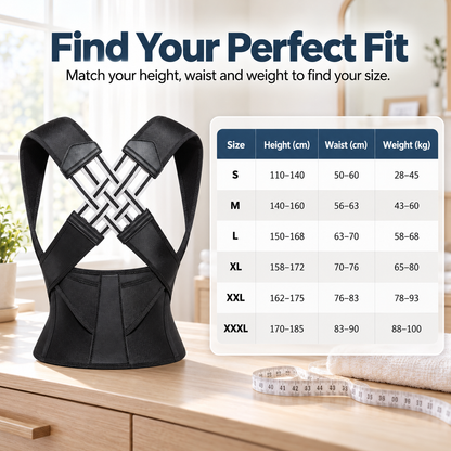 Uprova Posture Corrector | Adjustable Back Brace