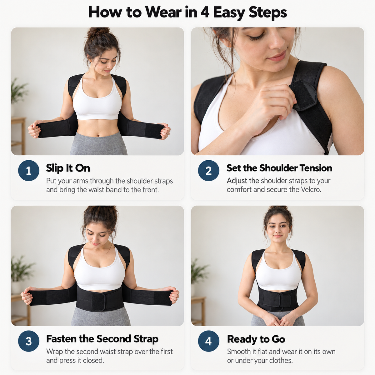 Uprova Posture Corrector | Adjustable Back Brace