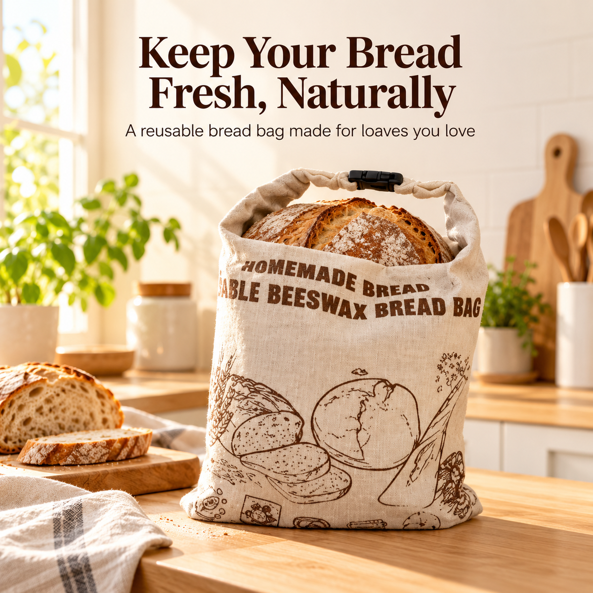 Crustkeep | Beeswax Bread Bag