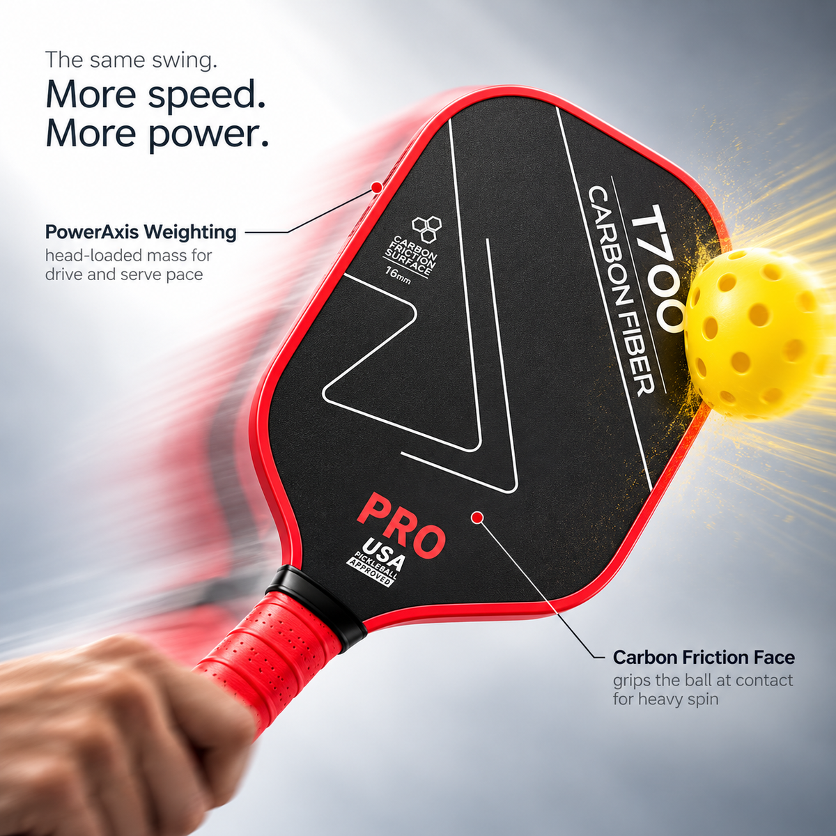 SpinForge-Pro | Pickleball Paddle