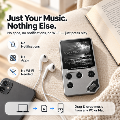Rewynd MP3 Player with Bluetooth