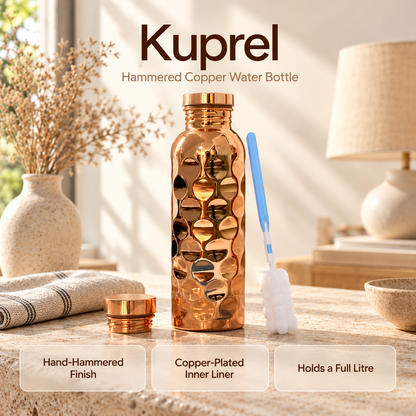 Kuprel Pure Copper Water Bottle