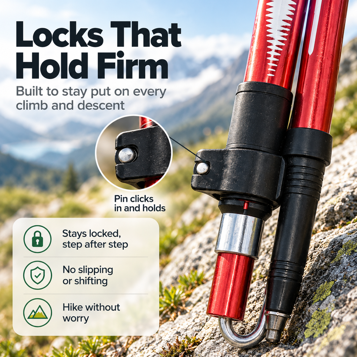 Cragline Collapsible Trekking & Hiking Poles