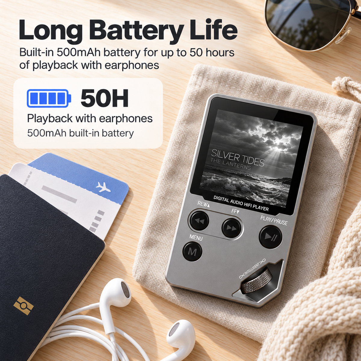 Rewynd MP3 Player with Bluetooth