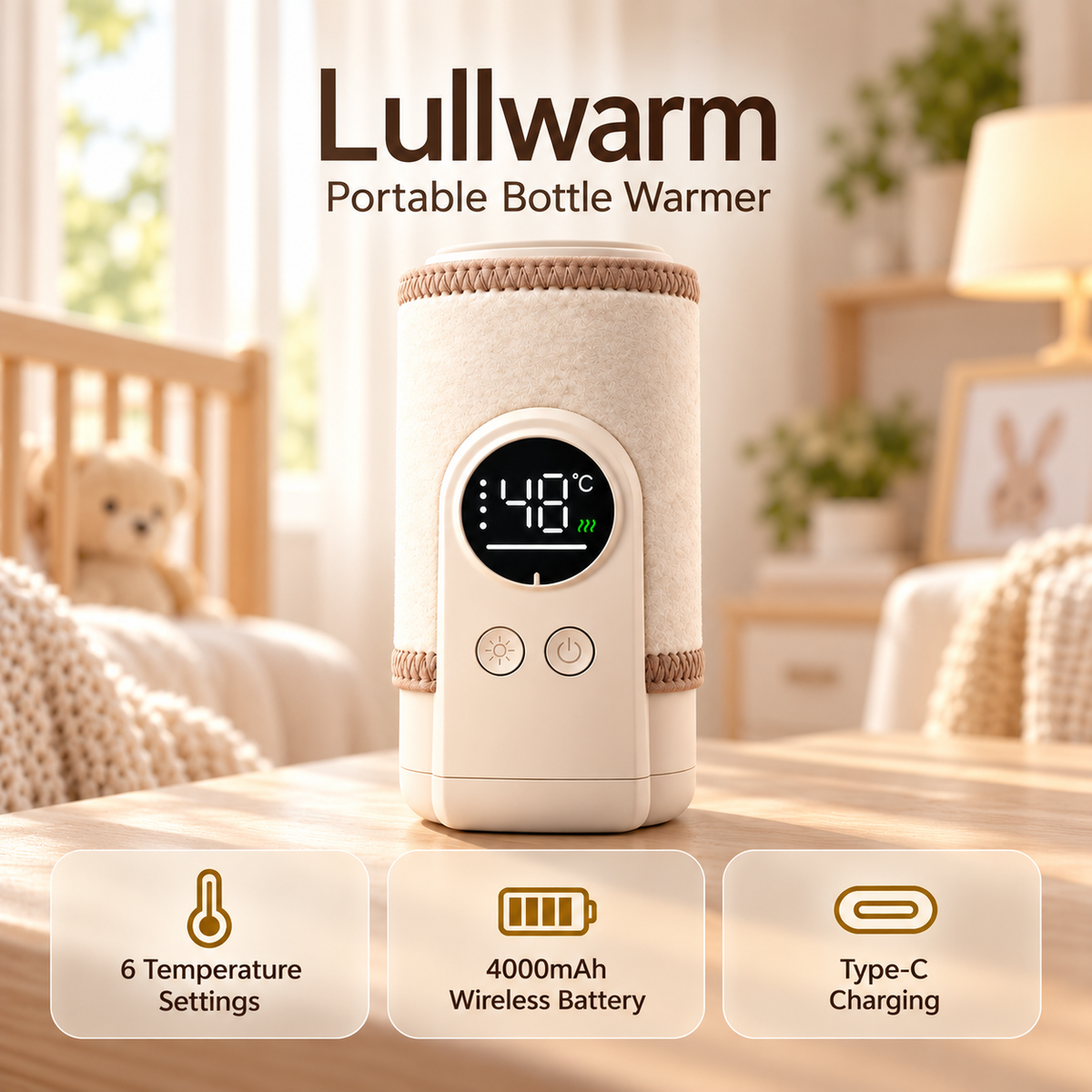Lullwarm | Portable Baby Bottle-Warmer