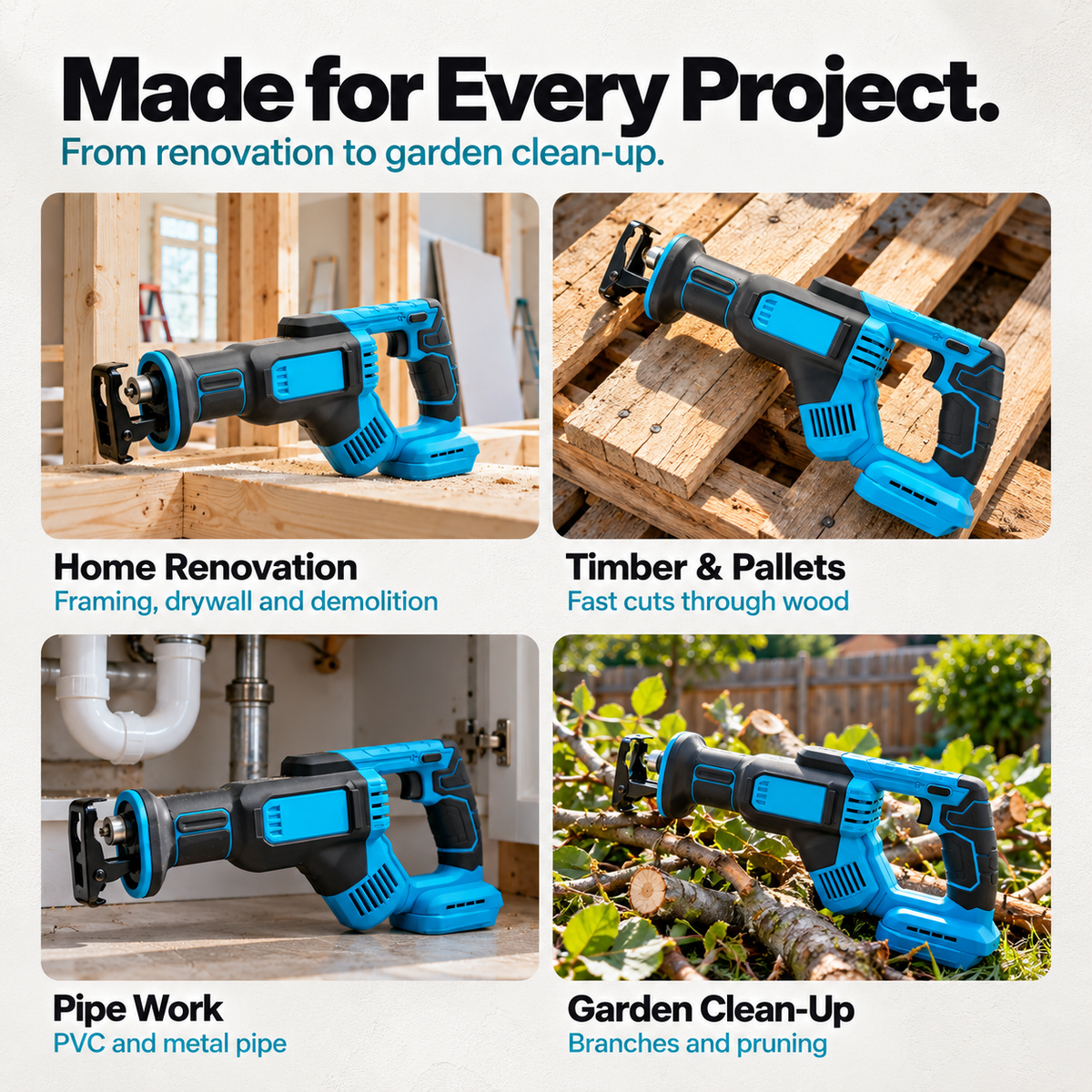 Torvik X18 Cordless Reciprocating-Saw
