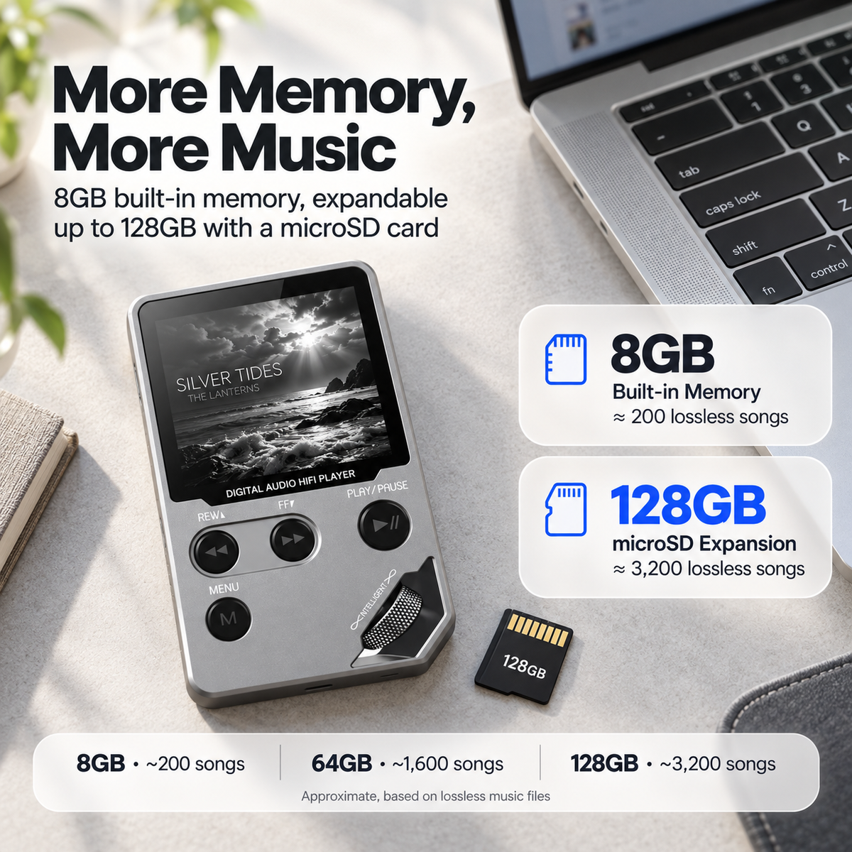 Rewynd MP3 Player with Bluetooth