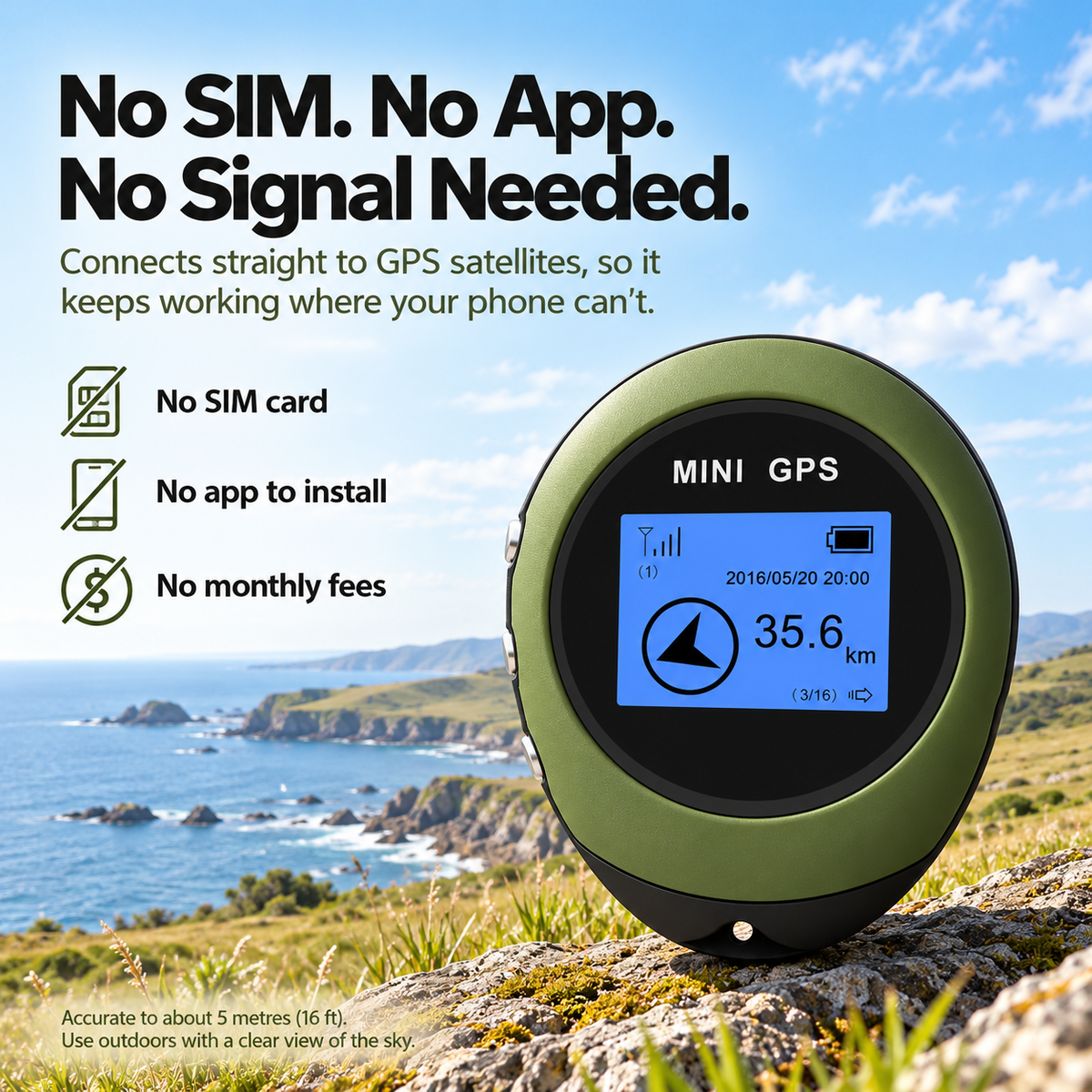 Waymark | Mini GPS Navigator