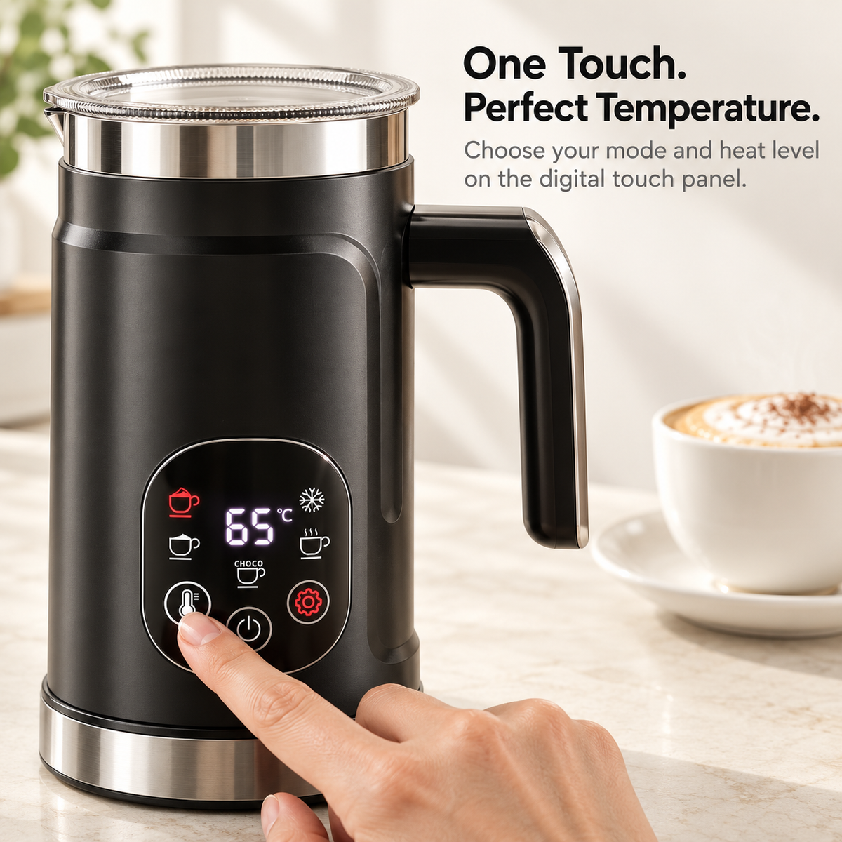 Velluto 5-in-1 Milk Frother & Hot Chocolate Maker