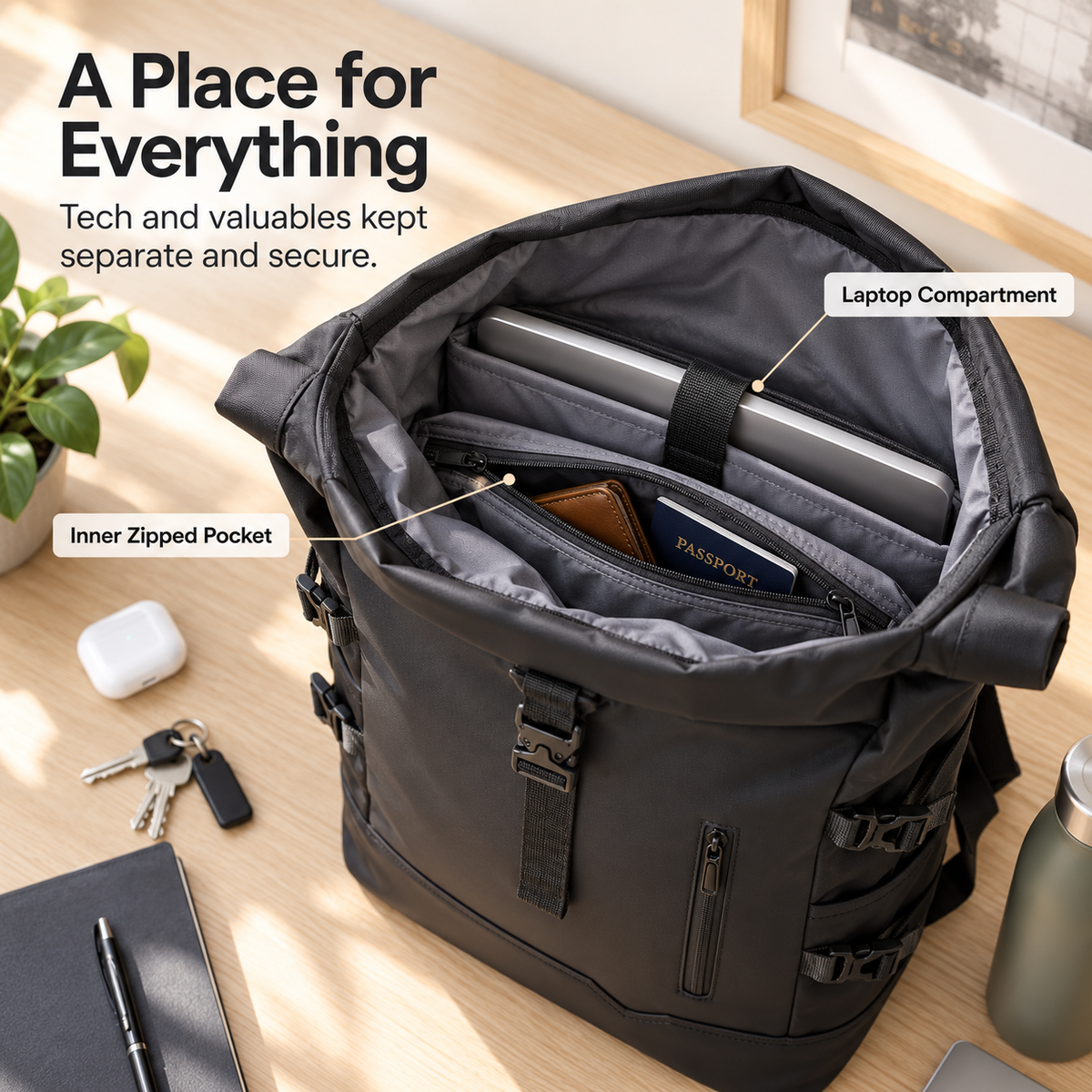 Velaro Roll Top Backpack