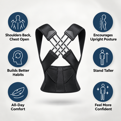 Uprova Posture Corrector | Adjustable Back Brace