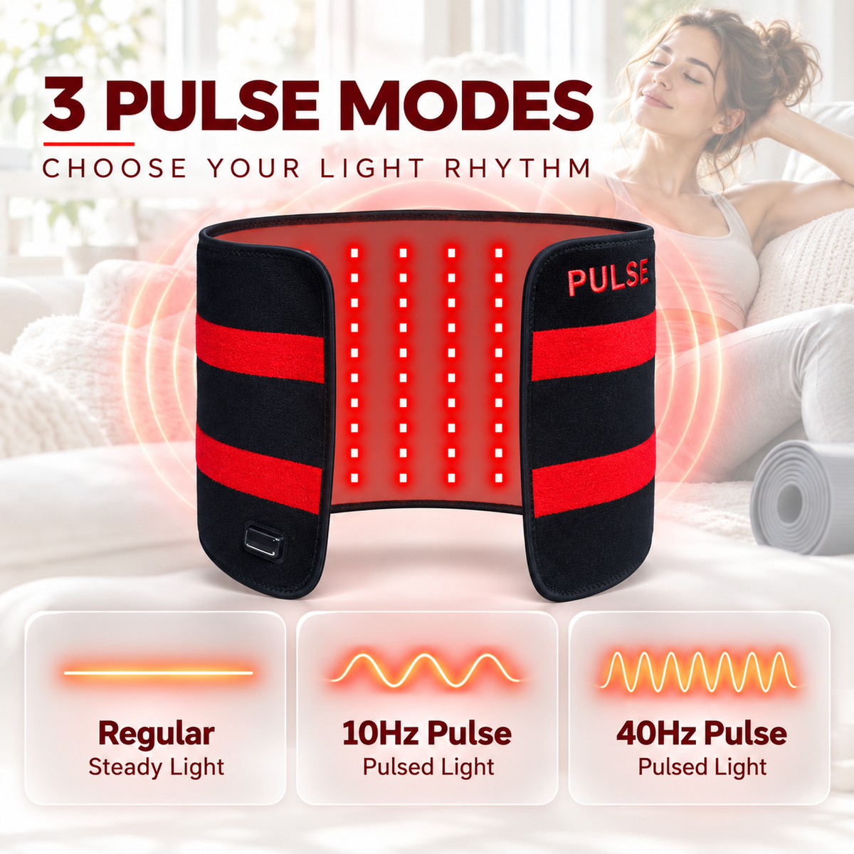 PulseFit Red Light Therapy Wrap For Recovery