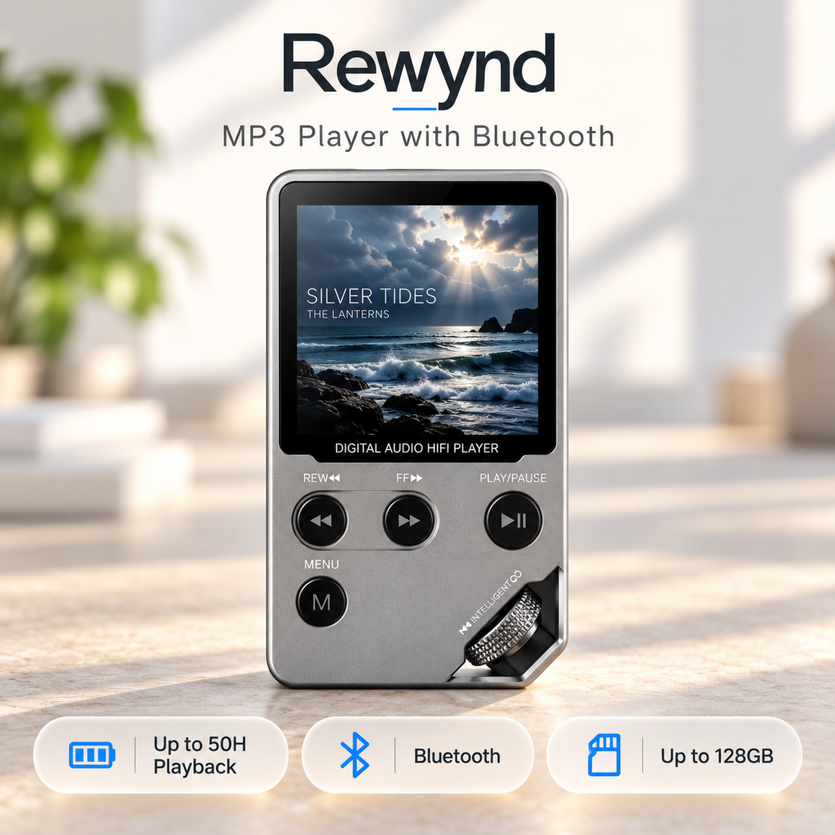 Rewynd MP3 Player with Bluetooth