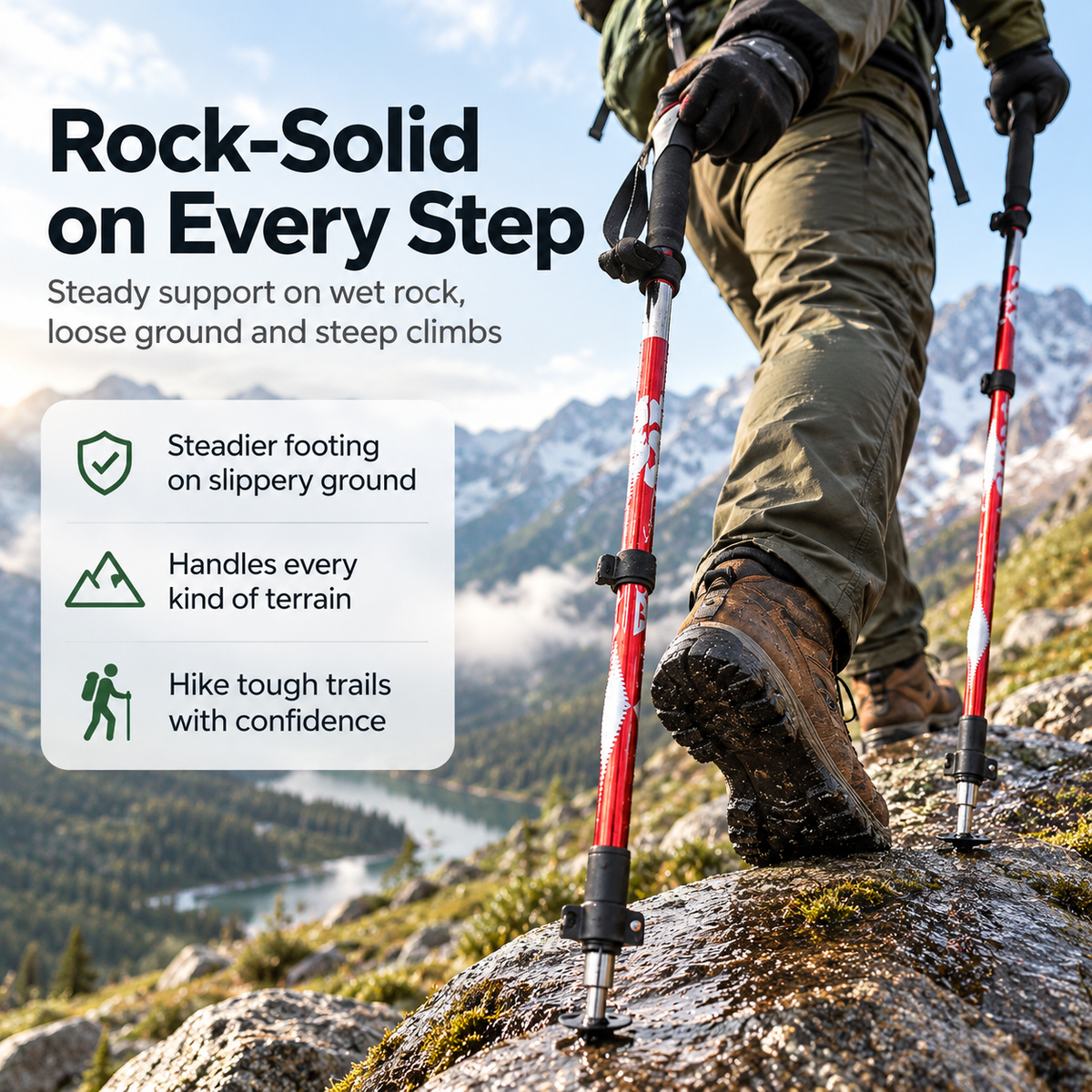 Cragline Collapsible Trekking & Hiking Poles