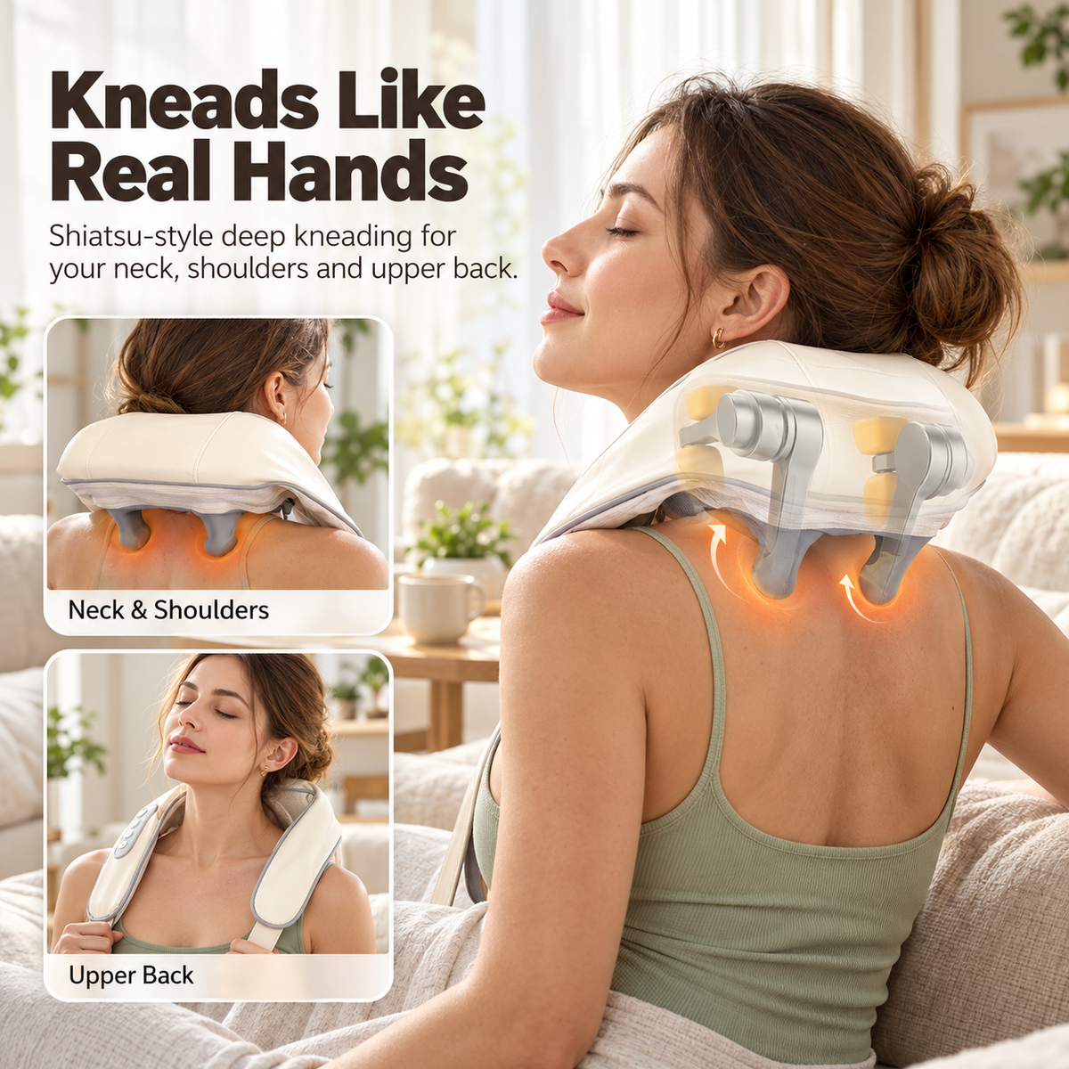 Kneadwell Cordless Neck, Back & Shoulder-Massager