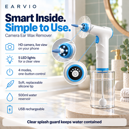 Earvio Camera Ear Wax Remover