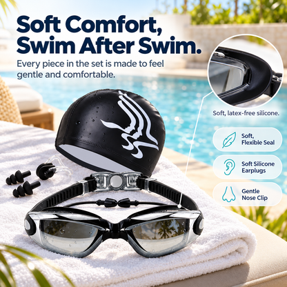 Clarivo Anti Fog Swim Goggle Set