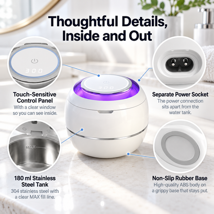 Smilette Ultrasonic Denture & Retainer Cleaner