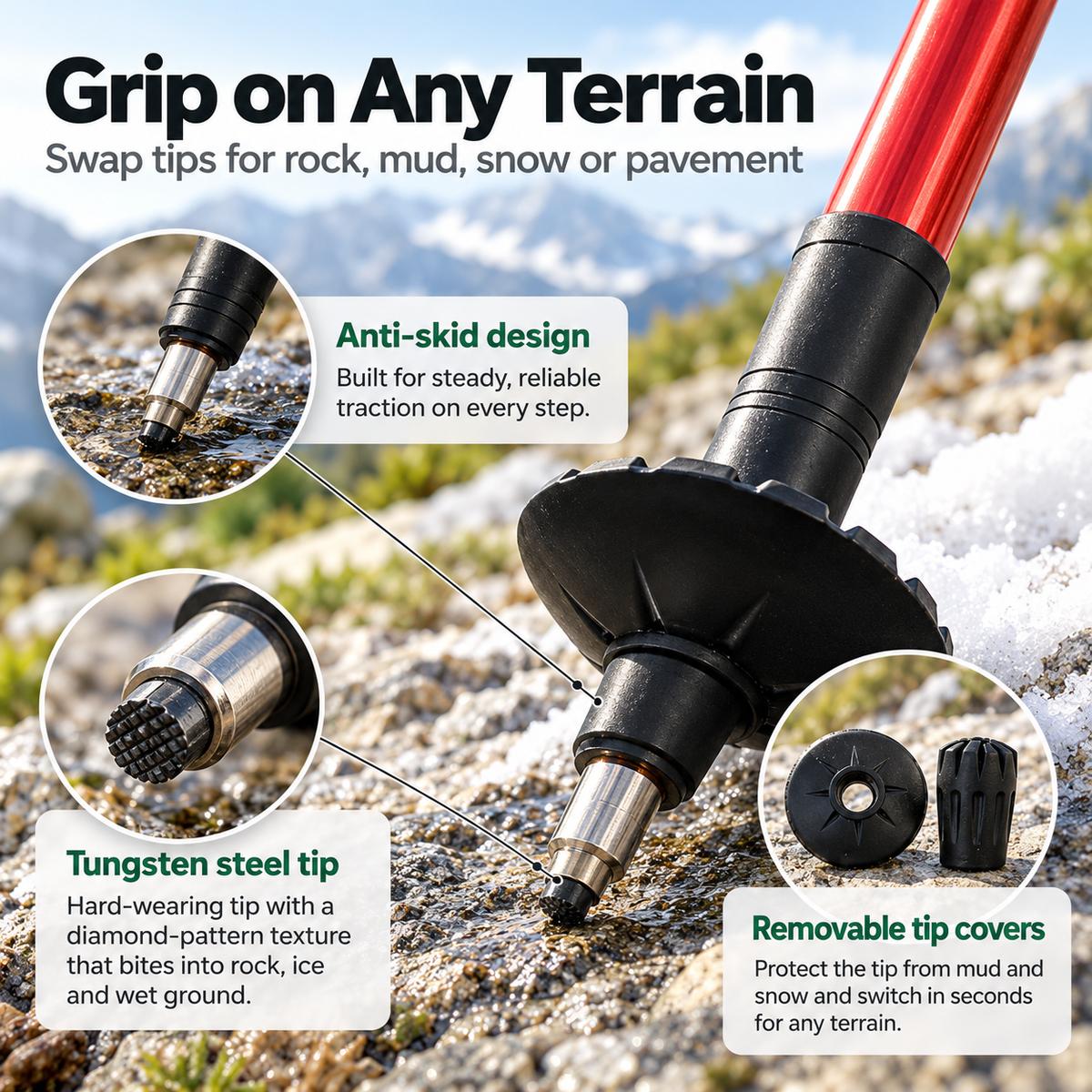 Cragline Collapsible Trekking & Hiking Poles