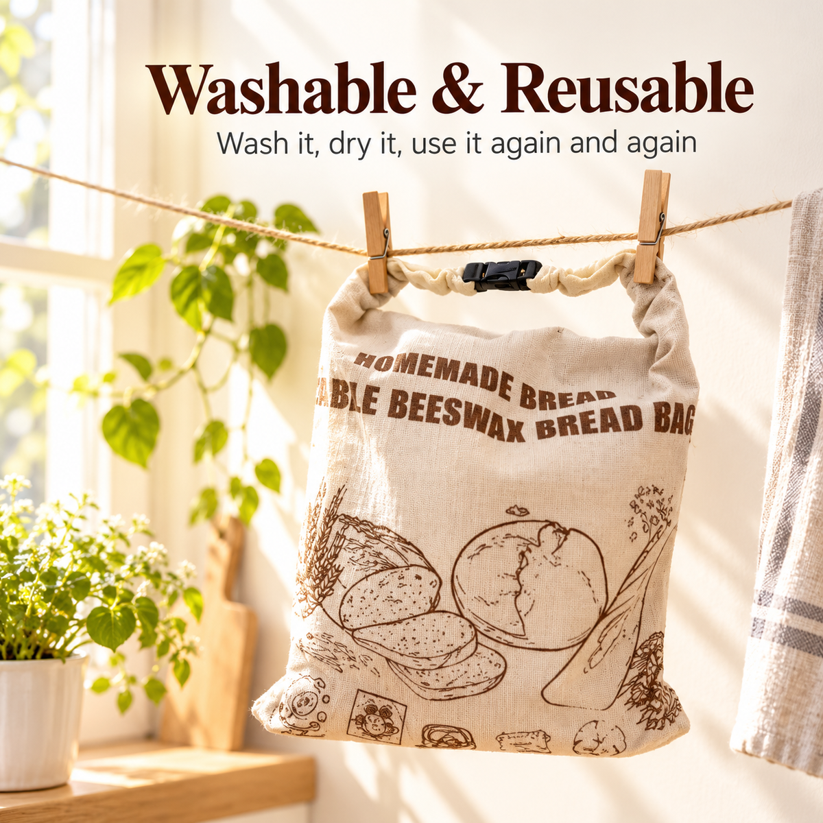 Crustkeep | Beeswax Bread Bag