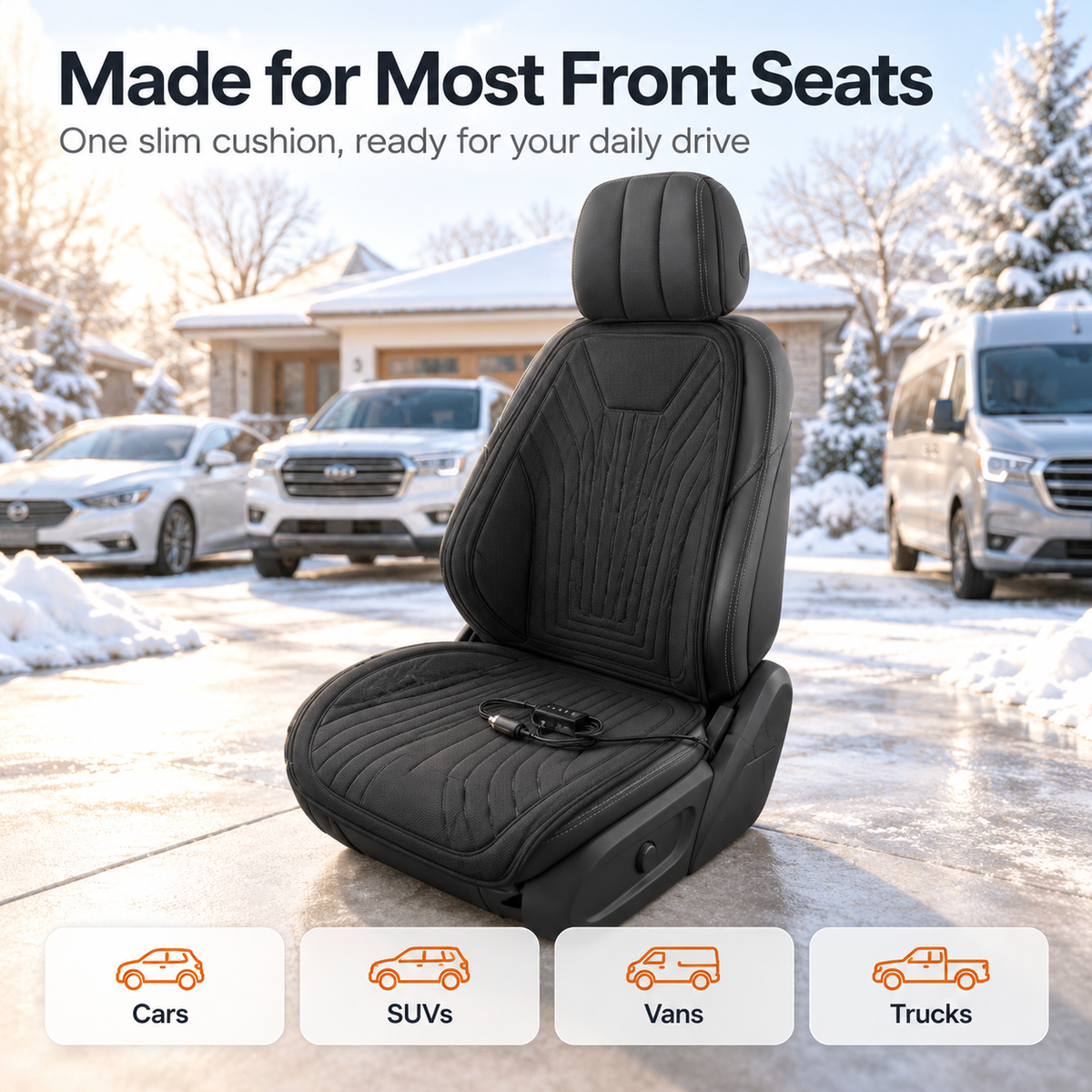 Calidra Heated Car Seat Cushion